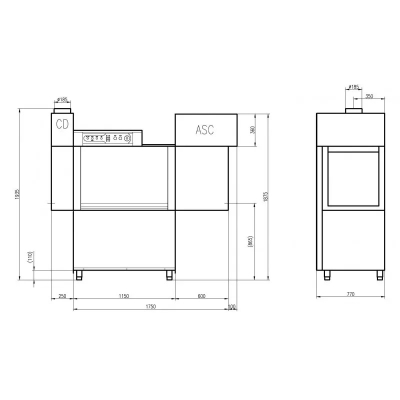 PL LAVE-VAISELLE TRANSPORTEUR EN RACK CD